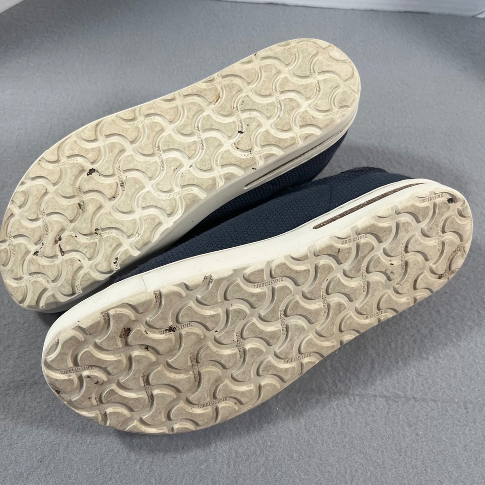 Birkenstock bend low Navy Suede Canvas Comfort Sneakers Shoes Women 40 EU 9 9.5 - Picture 9 of 9